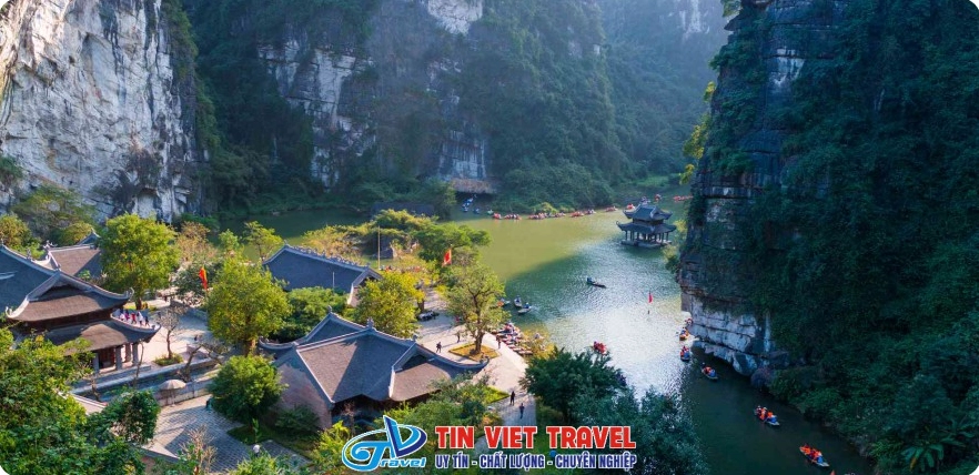 Cảnh quan yên bình và thơ mộng tại Tràng An