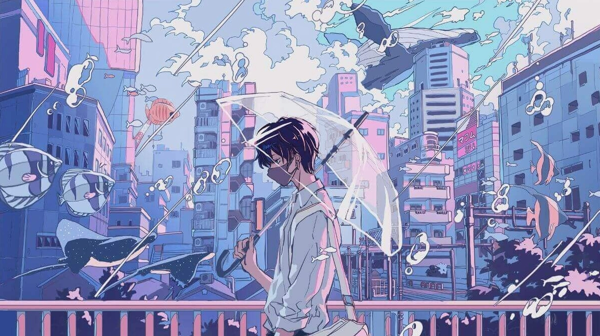 Hình nền anime nam điển trai với ánh mắt cuốn hút, là nguồn cảm hứng tuyệt vời cho màn hình laptop.
