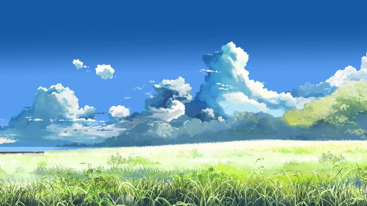 Hình nền anime phong cảnh mang đến một không gian yên bình và thư giãn cho người xem.